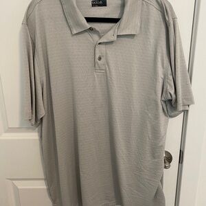Men’s Silver Polo Shirt
